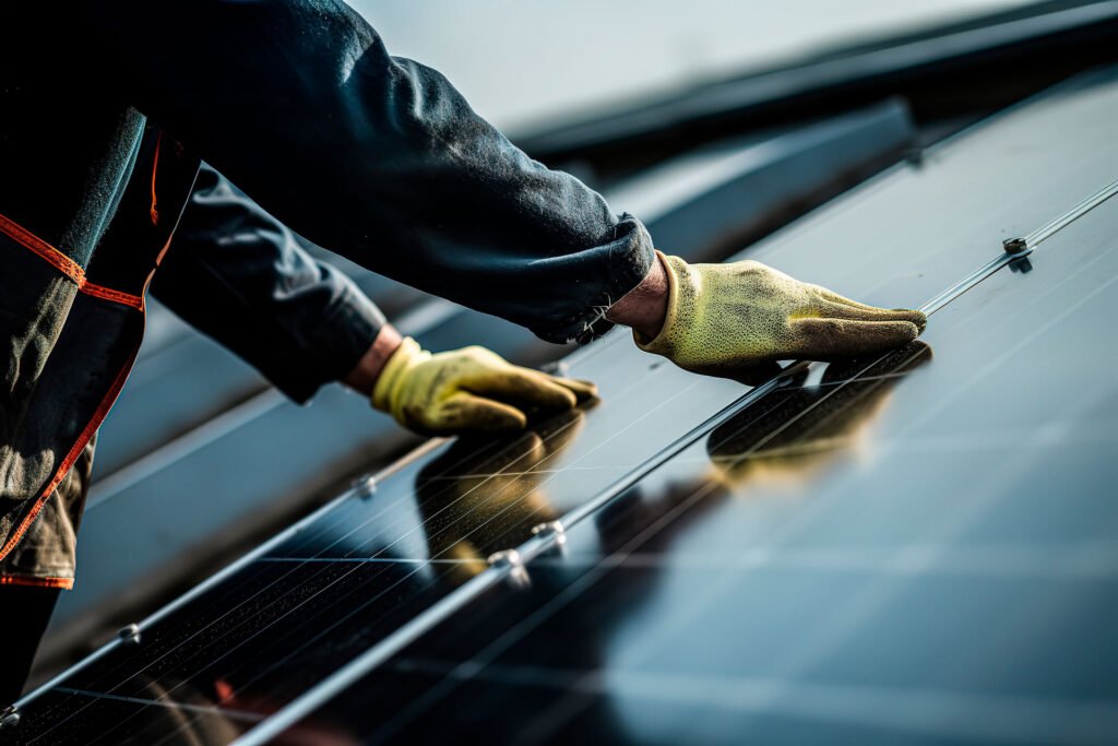 instalación y colocación de placas solares